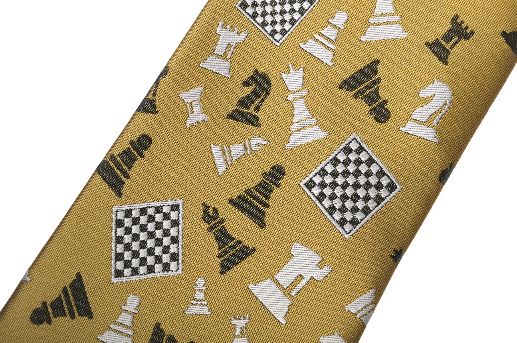 Yellow Jumble - Chess Tie - Image 2